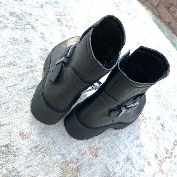 Zodiac Miller 2 NWT New Moto Buckled Lug-Sole Boots Sz 10 - Picture 4 of 6